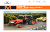 M KUBOTA M5001 NARROW SERIES - Kubota Landbouw Narrow EN_2… · Precise coupling of machinery The drive clutch can be operated very precisely for cou - pling machinery. For such