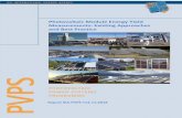 Photovoltaic Module Energy Yield Measurements: Existing ... · The IEA Photovoltaic Power Systems Programme (PVPS) is one of the collaborative R&D Agree‐ ments established within