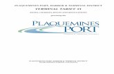TERMINAL TARIFF #1 - Plaquemines Portportofplaquemines.com/Images/Interior/2019 tariff update effective j… · TERMINAL TARIFF #1 Filed electronically with the Federal Maritime Commission