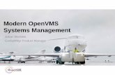 Modern OpenVMS Systems Management€¦ · NodeA NodeB. NodeC. System Agent. System. Monitor. DECnet. TCP/IP. DECnet. Cockpit. extension. System Agent. extension. Standard extensions