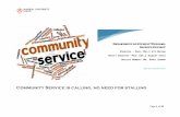 Community Service is calling, no need for stalling€¦ · Page 1 of 33 Community Service is calling, no need for stalling DEPARTMENT OF STUDENT WELFARE- SOCIETY CONNECT DIRECTOR