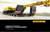 Transport solutions for HEAVY HAULAGE - doll-oppenau.com€¦ · § Lashing points and rings § Stakes and pocket rails § Support frames § Container locks § Load securing packages