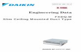 FXDQ-M Slim Ceiling Mounted Duct Typewebtest.daikinac.com/content/assets/DOC/EDUS39-600-F2_a FXDQ-… · EDUS 39 - 600 - F2_a AMERICAS FXDQ-M Slim Ceiling Mounted Duct Type 1645 Wallace