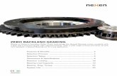ZERO BACKLASH GEARING · The Nexen Geared Bearings can handle speeds up to 632 RPM. Based on Nexen’s innovative Roller Pinion technology, the Roller Pinion System Geared Bearing
