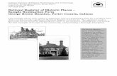 National Register of Historic Places – Sample Nomination ... · National Register of Historic Places Registration Form This form is for use in nominating or requesting determinations