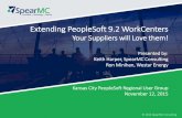Extending PeopleSoft 9.2 WorkCenters€¦ · WorkCenter Best Practices Project Background Upgrade PeopleSoft FSCM to 9.2 to get current on Application Bundles and take advantage of