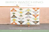 A QUILT PATTERN BY Suzy in partnership with Active ...€¦ · BLUE BIRD TRACKS IN HAZE TRACKS IN SUNNY WESTERN TANAGER CACTUS WREN MOUNTAIN QUAIL BLACK BILLED MAGPIE GREEN JAY PERCH