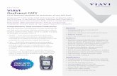 VIAVI OneExpert™ CATV · enabling IP-related tests including throughput, codeword errors, and profile analysis. ChannelCheck When problems arise that require live, real-time troubleshooting,