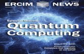 SQpeciual thaeme ntum - ERCIM News 112 · SQpeciual thaeme ntum Computing Also in this issue: Research and Innovation: Computers that negotiate on our behalf. ERCIM News is the magazine