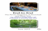 End-to-End - Rivenhall June 2015 Web2.pdf · End-to-End The Parish Magazine of Rivenhall and Silver End The Famous Village Bake-off & Bluebells in Rivenhall May 2015 June 2015 50p