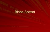 Blood Spatter - Ms. Nigro's Classroomdpnigro.weebly.com/uploads/2/3/7/6/23768557/blood_spatter.pdf · Blood Spatter Evidence Crime scene investigators look for: –Origin of blood