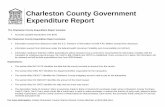 Charleston County Government Expenditure Report · Charleston County Government Expenditure Report The Charleston County Expenditure Report includes: • Accounts payable transactions