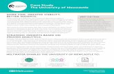Case Study The University of Newcastle - Meltwater€¦ · Case Study The University of Newcastle Access a network of industry journalists to pitch new stories too Gain insights from