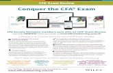 Conquer the CFA® Exam Memphis CF… · One Full-Length Mock Exam (our CFA® practice questions are close to the CFA® Institute exam questions) Final Review Seminar (27-30 hours