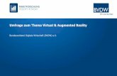 Umfrage zum Thema Virtual & Augmented Reality€¦ · Hohe Relevanz von Virtual und Augmented Reality für die Unternehmensstrategien 2018 Frage: Sind Virtual und Augmented Reality