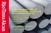 Grain Characterization of Aluminum DC Cast Ingot and ...€¦ · grain size were polished, electrolytically etched, and the grain size assessed by image analysis. Sets of specimens