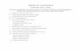 TABLE OF CONTENTS JUNIOR SECTION - Scio School District€¦ · # Assignment Name 1 Completed Freshman Requirements 2 Completed Sophomore Requirements 3 Notice of Understanding Junior