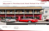 Manolo's Restaurant And Retail For Sale · Manolo's Restaurant And Retail For Sale OFFERING MEMORANDUM PRESENTED BY: ZEPHYRHILLS, FL OFFERING MEMORANDUM. Each Office Independently