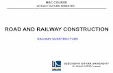 ROAD AND RAILWAY CONSTRUCTIONfischersz/Education/Road and railway construction/Rail… · ROAD AND RAILWAY CONSTRUCTION MSC COURSE 2016/2017 AUTUMN SEMESTER RAILWAY SUBSTRUCTURE SZÉCHENYI