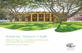 Manly Town Hall - Amazon Web Services · Manly Town Hall Chamber meeting rooms for hire to the public. The following document outlines the rooms available and proposed fees and charges