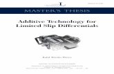 Additive technology for limited slip differentials...Additive technology for limited slip differentials 1 Rafel Triviño Flores 1. The aim of the work The main task of this thesis
