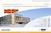 eGovernment in FYROM - Joinup.eu€¦ · eGovernment in the Former Yugoslav Republic of Macedonia June 2014 43333 [4] News 2012-2001 2012 The Ministry of Information Society and Administration