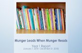 Munger Leads When Munger Reads - Michigan...Munger Leads When Munger Reads Partners “The success of our children really depends on a community-wide approach to education, starting