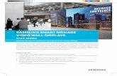 Samsung SMART Signage Video Wall Display UHF5 Series … · 2 KEY FEATURES Samsung’s UHF5 Series video walls are designed for optimized user assembly and disassembly. A reduction