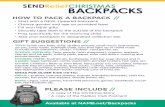 HOW TO PACK A BACKPACK//namb.s3.amazonaws.com/files/backpacks_2016/SR_How_to...HOW TO PACK A BACKPACK// TOYS: Small cars, balls, dolls, stuﬀed animals, small music instruments, yo-yos,