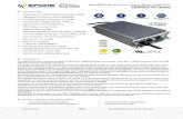 SEALED IP66/67/68, 600 W AC DC,COMPACT ...SEALED IP66/67/68, 600 W AC-DC,COMPACT,EFFICIENT,POWER SUPPLY DDP600 SC SERIES Page 1 DS_DDP600 SC Series_Rev03, May 2018 KEY FEATURES •