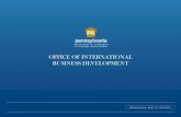 OFFICE OF INTERNATIONAL BUSINESS …...OFFICE OF INTERNATIONAL BUSINESS DEVELOPMENT 5 PA Jobs Mfg/Svc- Mindteck, Inc 230 Svc - ISGN Fulfillment 200 Svc Services, Inc. - GTL (USA),