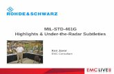 MIL-STD-461G Highlights & Under-the-Radar …emc.live/wp-content/uploads/2016/12/MIL-STD-461G-EMC...MIL-STD-461G • USAF is the preparing activity for MIL-STD-461 (and MIL-STD-464).