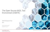 The Open Source AADL Tool Environment (OSATE)€¦ · Embedded ModDevOps–leveraging AADL ecosystem Predictive modeling as complement to DevOps and contribute to Digital Engineering