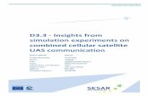D3.3 - Insights from simulation experiments on combined cellular … · D3.3 - INSIGHTS FROM SIMULATION EXPERIMENTS ON COMBINED CELLULAR SATELLITE UAS COMMUNICATION 9 1.2 Technical