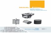 07-Filters - Segal Official · PDF file 2016-07-24 · SEGAL AUTOMOTIVE PARTS Picture Remark Height size 67.3 Outer size 68 Seal, inner 58 Seal, outer 64 Thread M20x1.5 Length 119