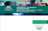 UPDATES IN GENERAL SURGERY SYMPOSIUM...2019/12/07  · 8701 Watertown Plank Road P.O. Box 26509 Milwaukee, WI 53226–0509 J oin us for the Updates in General Surgery Symposium SATURDAY,