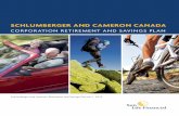 SCHLUMBERGER AND CAMERON CANADA · Schlumberger and Cameron Retirement and Savings Plan Jan 1, 2019 SCHLUMBERGER AND CAMERON CANADA CORPORATION RETIREMENT AND SAVINGS PLAN