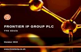 FRONTIER IP GROUP PLC - ec.europa.eu€¦ · Frontier IP article to be published at the UK drug licensing group . Series A Series B Median round size by series: 14.3 22.8 22.0 28.7