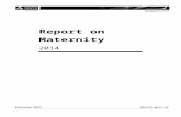 Report on Maternity 2014 - Ministry of Health NZ · Web viewReport on Maternity, 20143 Report on Maternity, 2014ix Released 2015health.govt.nz 4Report on Maternity, 2014 ivReport