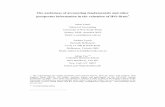 The usefulness of accounting fundamentals and other ... · The usefulness of accounting fundamentals and other prospectus information in the valuation of IPO firms We empirically