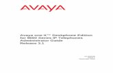 Avaya one-X™ Deskphone Edition for 9600 Series IP Telephones Administrator Guide ... · 2013-12-06 · Avaya one-X™ Deskphone Edition for 9600 Series IP Telephones Administrator