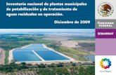 Inventario nacional de plantas municipales de ...€¦ · información y planeación relacionadas con la potabilización y el tratamiento del agua residual en México. Por ello, es