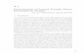 Determinants of Inward Foreign Direct Investment …...55 Determinants of Inward Foreign Direct Investment in Vietnam in the period from 1988-2014, while Thai Nguyen province, the