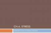 CH.4. STRESS - PRESENTACIOmmc.rmee.upc.edu/documents/Slides/MASTER 2018-2019... · Mohr’s Circle Mohr’s Circle for a 3D State of Stress Determination of the Mohr’s Circle Mohr’s