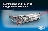 Effizient und dynamisch - ZF Friedrichshafen · 2019-07-23 · Das 8HP von ZF bleibt somit das Getriebe der Wahl für fast alle Fahrzeugklassen in vielfältigen Motorisierungs- und
