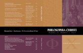 Philosophia Christi 12 - Evangelical Philosophical Society · Philosophia Christi. is a peer-reviewed journal published twice a year by the Evangelical . Philosophical Society with