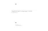 AppleScript Language Guide - xsrv.mm.cs.stonybrook.eduCoercions supported by AppleScript 99 Table 3-1 Common AppleScript value class identiﬁers 56 Chapter 4 Commands 109 Figure 4-1