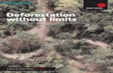 global witness Deforestation without limits · 4 Deforestation without limits timber in direct contravention of the moratorium. This information has been passed on to the government.