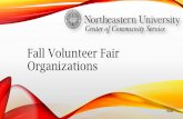 Fall Volunteer Fair - Northeastern University · PDF file Mission “Boston Housing Authority provides affordable housing to low-income families. Our Volunteer Interpreters Program