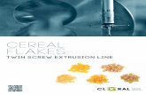 CEREAL FLAKES - Clextral · 2018-03-13 · • Cost effective: intensified transformation process generates savings in raw materials as well as energy and water, easy maintenance,